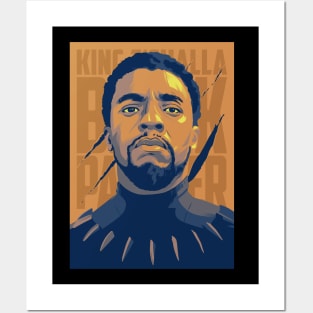 King T'Challa Posters and Art